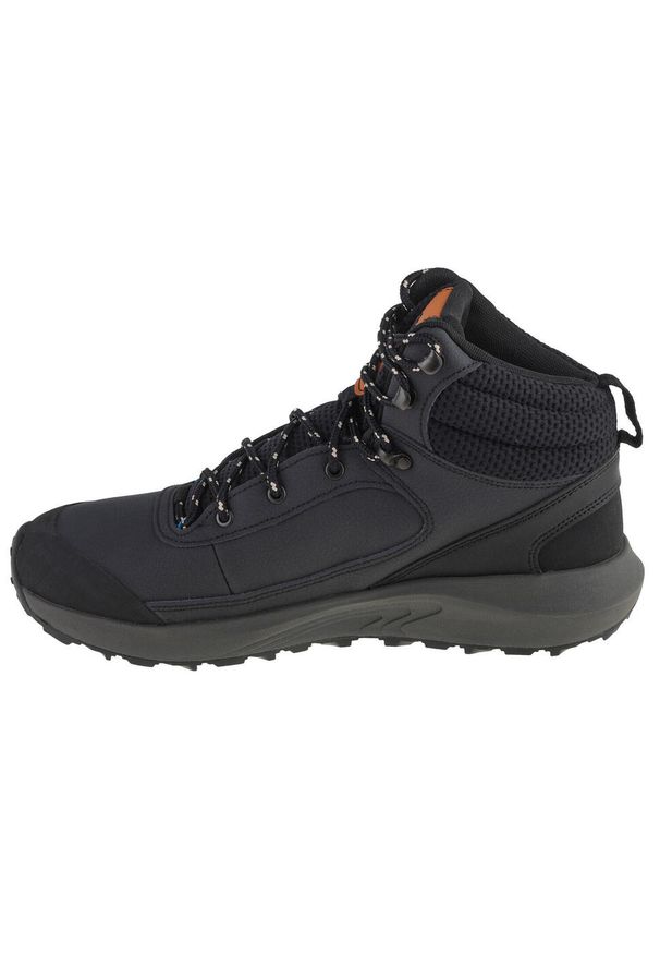 columbia - Buty trekkingowe męskie Columbia Trailstorm Peak Mid. Wysokość cholewki: za kostkę. Zapięcie: sznurówki. Kolor: wielokolorowy, czarny. Materiał: guma, materiał, skóra, tkanina. Szerokość cholewki: normalna