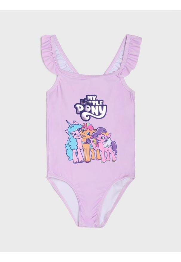 Sinsay - Kostium kąpielowy My Little Pony - fioletowy. Kolor: fioletowy