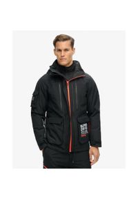 Superdry - Ostateczna kamizelka ratunkowa do narciarstwa. Kolor: czarny. Długość rękawa: długi rękaw #1