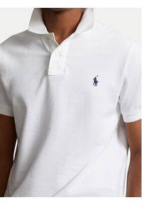 Polo Ralph Lauren Polo Core Replen 710548797 Biały Slim Fit. Typ kołnierza: polo. Kolor: biały. Materiał: bawełna #5