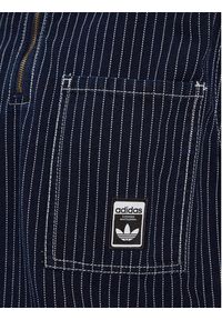 Adidas - adidas Polo Wabash JW0169 Granatowy Loose Fit. Typ kołnierza: polo. Kolor: niebieski. Materiał: bawełna #5