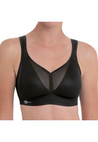 ANITA ACTIVE - Stanik do biegania Air Control mit Delta Pad z wysoki poziomem podtrzymywania. Kolor: czarny. Materiał: poliester, poliamid, elastan. Sport: bieganie #1