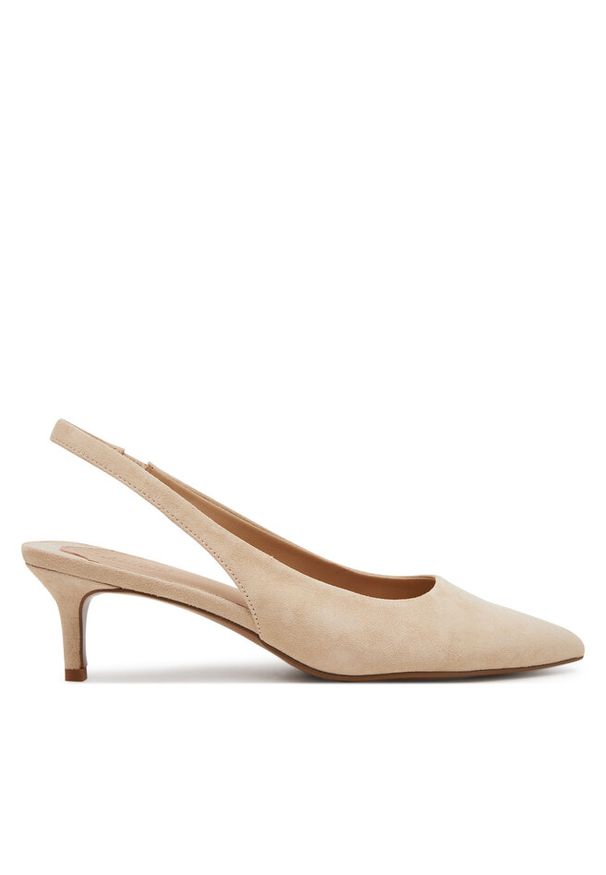 Lauren Ralph Lauren - Czółenka LAUREN RALPH LAUREN. Kolor: beżowy