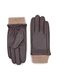 Rękawiczki Męskie Lasocki. Kolor: brązowy
