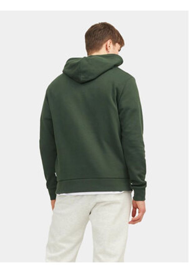 Jack & Jones Bluza Corp 12152840 Zielony Standard Fit. Kolor: zielony. Materiał: syntetyk, bawełna