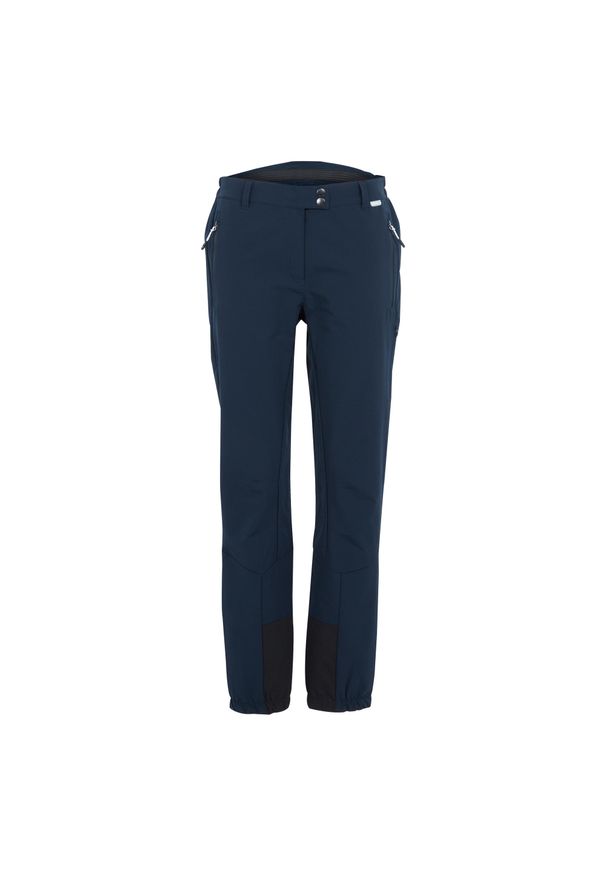 Regatta - Damskie Spodnie Trekkingowe Ocieplane Mountain Winter. Kolor: szary, niebieski, wielokolorowy. Sezon: lato. Sport: turystyka piesza