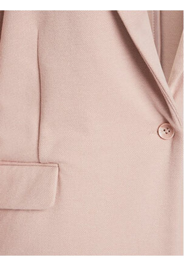 Vero Moda Marynarka Julia 10154123 Różowy Regular Fit. Kolor: różowy. Materiał: bawełna