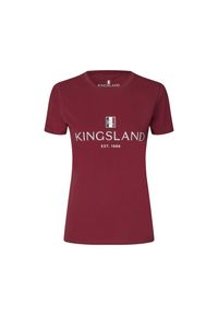 KINGSLAND - Koszulka damska Kingsland Classic. Kolor: czerwony #1