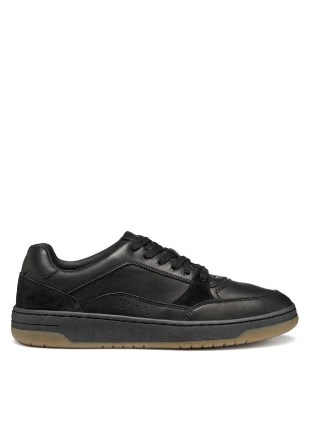 Geox Sneakersy U Sedral Court U56M5A 08522 C9999 Czarny. Kolor: czarny. Materiał: skóra