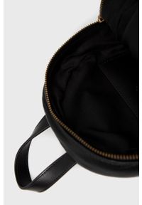Pinko plecak skórzany damski kolor czarny mały z aplikacją. Kolor: czarny. Materiał: skóra. Wzór: aplikacja #5