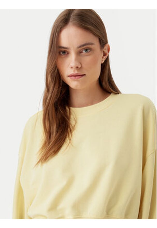 only - ONLY Bluza Bella 15341904 Żółty Regular Fit. Kolor: żółty. Materiał: syntetyk, bawełna