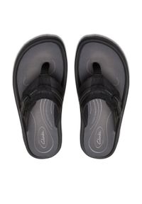 Clarks Japonki Wesley Sun 26176988 Czarny. Kolor: czarny. Materiał: skóra #1