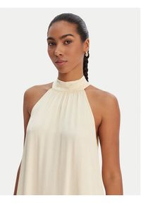 Fracomina Sukienka letnia FR26SD3016W41301 Brązowy Relaxed Fit. Kolor: brązowy. Materiał: wiskoza. Sezon: lato #4