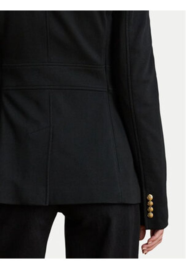 Lauren Ralph Lauren - LAUREN RALPH LAUREN Marynarka 200980022001 Czarny Slim Fit. Kolor: czarny. Materiał: bawełna