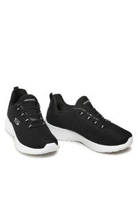 skechers - Skechers Sneakersy Dynamight 12119/BKW Czarny. Kolor: czarny. Materiał: materiał #3