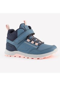 quechua - Buty turystyczne dla dzieci Quechua NH500 mid. Kolor: szary, niebieski, wielokolorowy, różowy. Materiał: syntetyk, tkanina, materiał. Sport: turystyka piesza