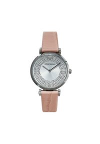 Emporio Armani Zegarek AR11543 Różowy. Kolor: różowy. Materiał: skóra #1