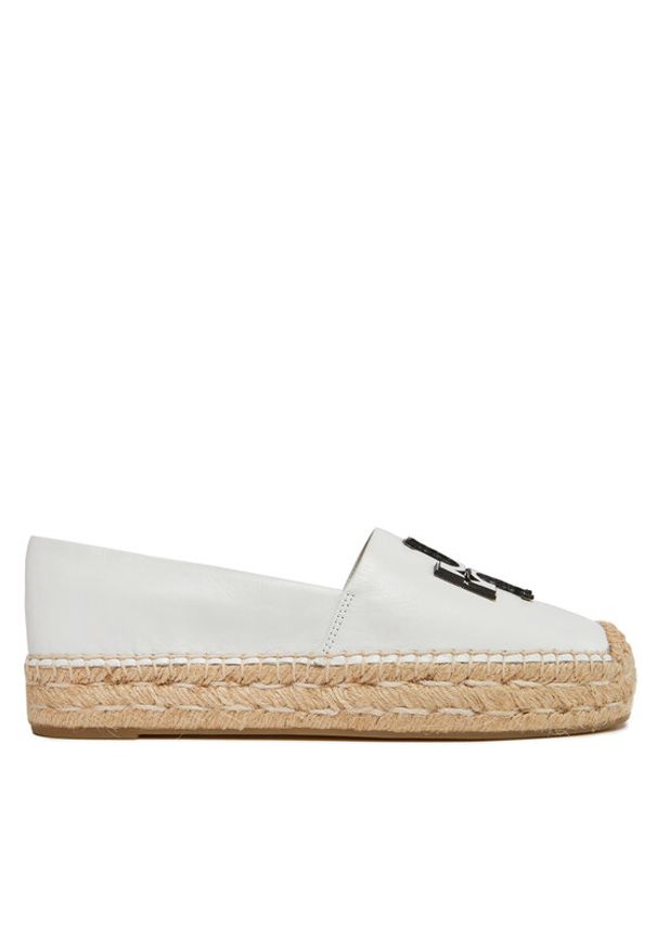 Tory Burch Espadryle Ines 144346 Biały. Kolor: biały. Materiał: skóra