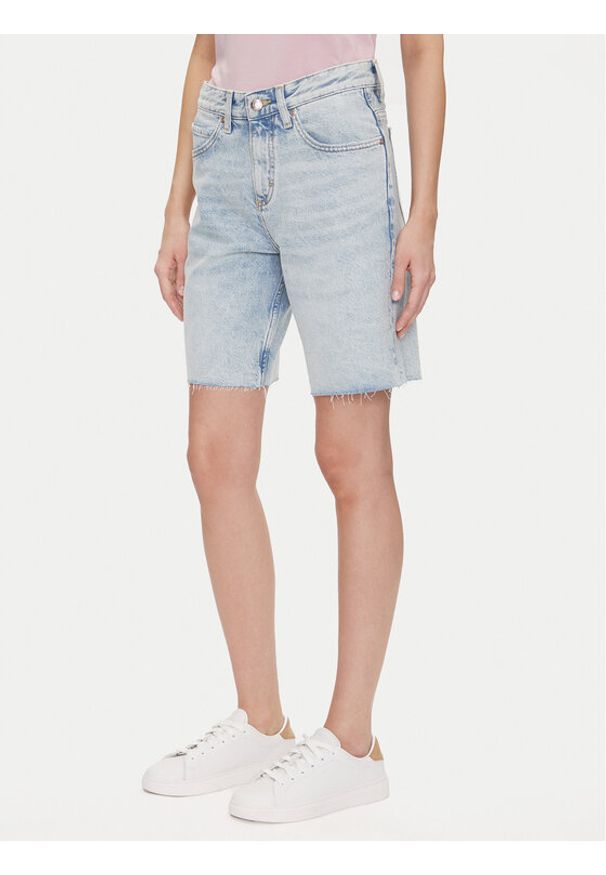 Lee Szorty jeansowe Rider 112363533 Niebieski Loose Fit. Kolor: niebieski. Materiał: bawełna