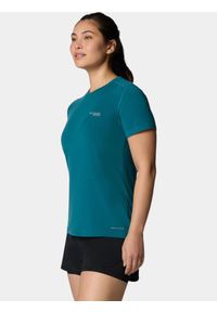 columbia - Koszulka sportowa damska Columbia W Endless Trail Running Tech. Kolor: zielony. Sport: bieganie
