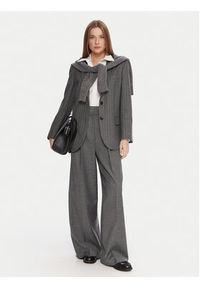 TOMMY HILFIGER - Tommy Hilfiger Marynarka WW0WW48262 Szary Relaxed Fit. Kolor: szary. Materiał: syntetyk #6