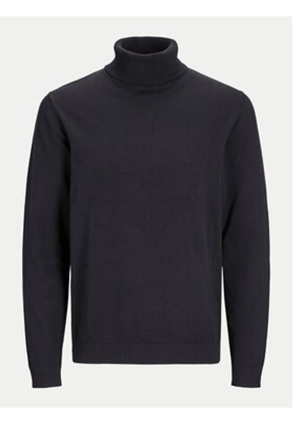 Jack & Jones Golf Basic 12258051 Zielony Regular Fit. Typ kołnierza: golf. Kolor: zielony. Materiał: bawełna