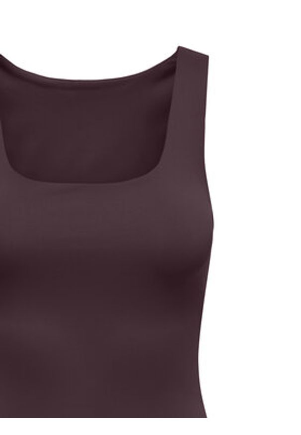 only - ONLY Top Lea 15278090 Fioletowy Regular Fit. Kolor: fioletowy. Materiał: syntetyk
