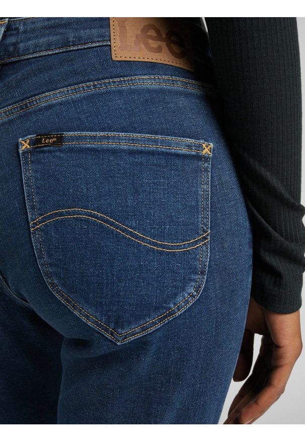 Lee - LEE MARION STRAIGHT DAMSKIE SPODNIE JEANSOWE JEANSY CLEAR INDIGO L301QDKF 112320294