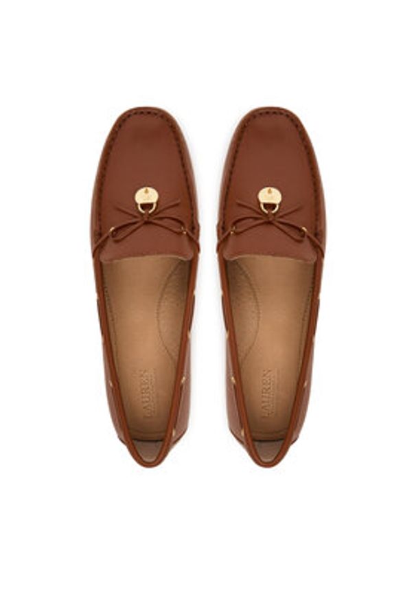 Lauren Ralph Lauren - LAUREN RALPH LAUREN Mokasyny Wylie 802967751002 Brązowy. Kolor: brązowy. Materiał: skóra