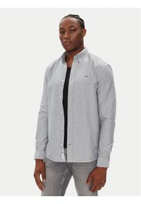 Tommy Jeans Koszula DM0DM21298 Niebieski Regular Fit. Kolor: niebieski. Materiał: bawełna