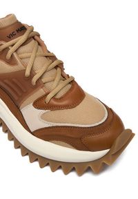 Vic Matié Sneakersy 1F2100DHD22BPFTI36 Brązowy. Kolor: brązowy. Materiał: skóra #4