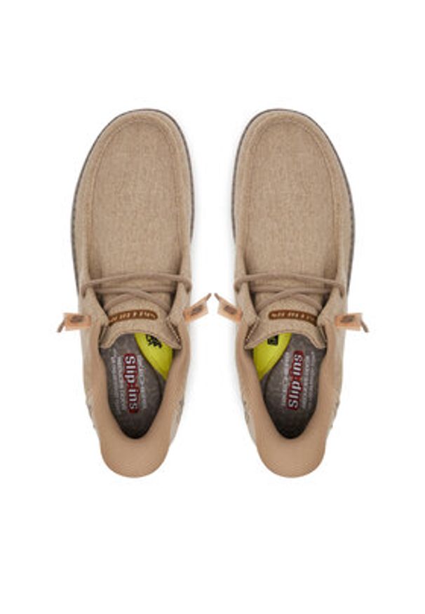 skechers - Skechers Mokasyny Melson-Coronado 210959/TPE Beżowy. Kolor: beżowy. Materiał: materiał