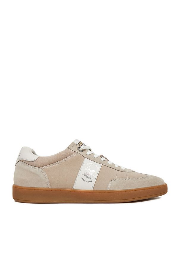 Sneakersy Beverly Hills Polo Club. Kolor: beżowy