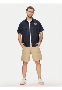 Wrangler Szorty materiałowe Casey Utility 112352191 Beżowy Relaxed Fit. Kolor: beżowy. Materiał: bawełna