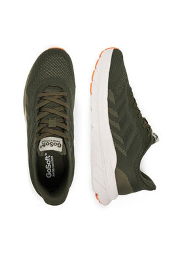 Go Soft Sneakersy V11-140 Zielony. Kolor: zielony. Materiał: materiał