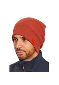 Czapka dzianinowa podwijana Rab Adzuki Beanie. Kolor: czerwony. Materiał: dzianina