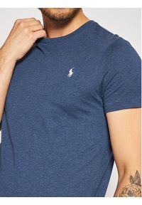 Polo Ralph Lauren T-Shirt 710680785007 Granatowy Custom Slim Fit. Typ kołnierza: polo. Kolor: niebieski. Materiał: bawełna #6