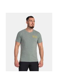 Męski bawełniany t-shirt Kilpi BANDE-M. Kolor: zielony. Materiał: bawełna