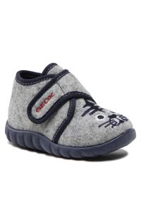 Kapcie Geox B Zyzie B. A B2611A 0NY11 C0665 Grey/Navy. Kolor: szary. Materiał: materiał #1