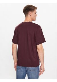 Levi's® T-Shirt 16143-1011 Bordowy Relaxed Fit. Kolor: czerwony. Materiał: bawełna