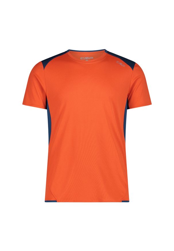 Koszulka męska CMP 33N6687. Kolor: żółty, wielokolorowy, pomarańczowy. Sport: turystyka piesza