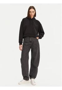 Calvin Klein Jeans Bluza J20J224718 Czarny Relaxed Fit. Kolor: czarny. Materiał: bawełna