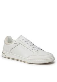 Calvin Klein Sneakersy Low Top Lace Up Lth HM0HM01455 Biały. Kolor: biały #3
