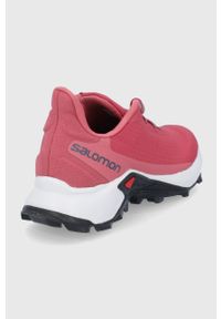 salomon - Salomon Buty damskie kolor różowy. Nosek buta: okrągły. Zapięcie: sznurówki. Kolor: pomarańczowy. Materiał: guma #5