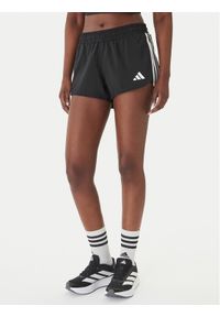 Adidas - adidas Szorty sportowe Pacer Workout Woven 2in1 KD9742 Czarny Regular Fit. Kolor: czarny. Materiał: syntetyk #1