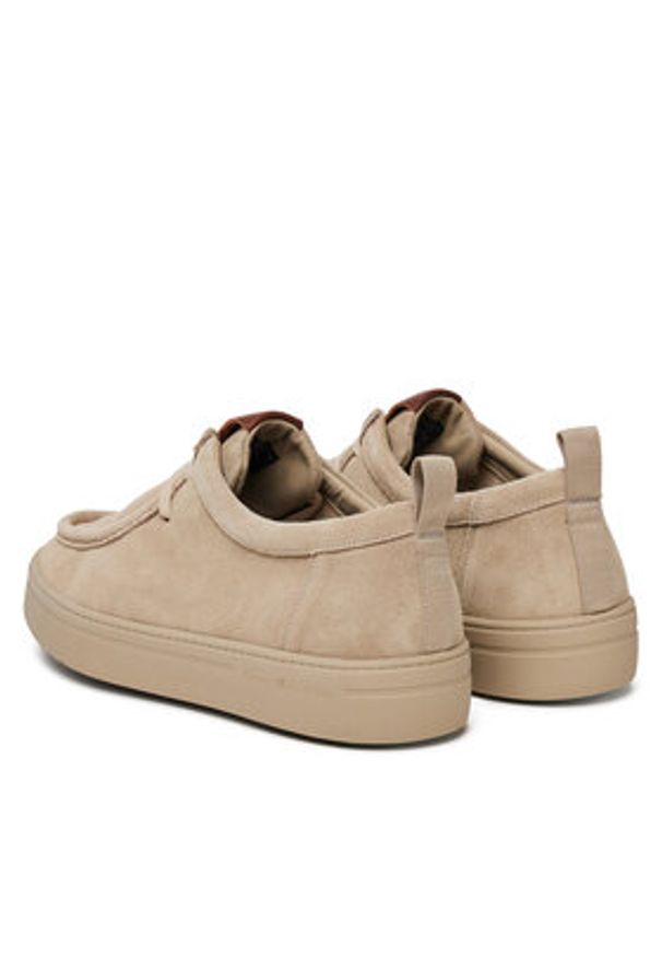 TOMMY HILFIGER - Tommy Hilfiger Półbuty Modern Light Suede Moc Toe Shoe FM0FM05501 Beżowy. Kolor: beżowy. Materiał: skóra, zamsz