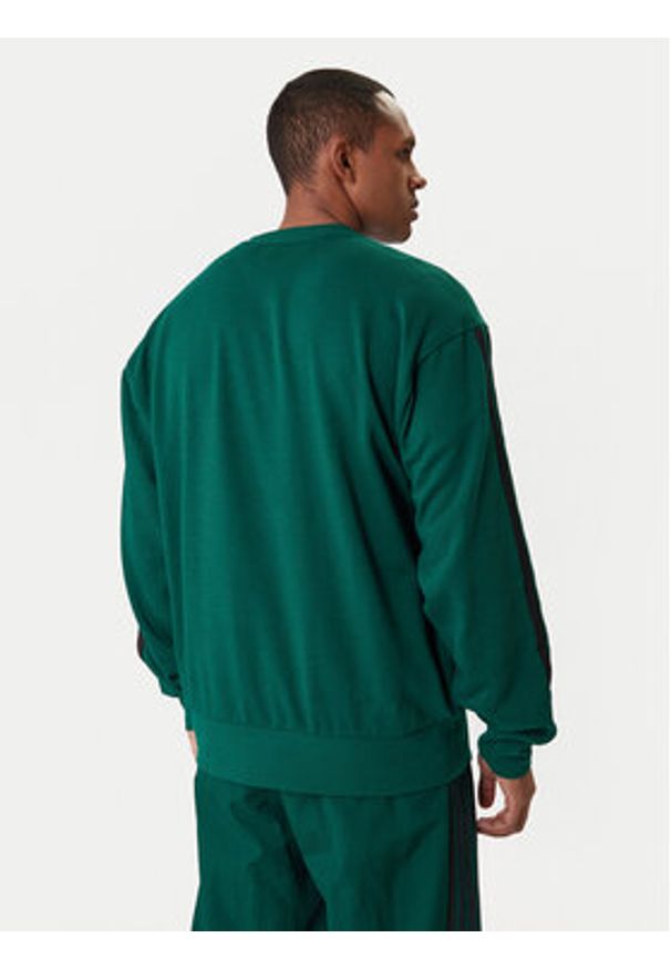 Adidas - adidas Bluza Essentials 3-Stripes JE6306 Zielony Regular Fit. Kolor: zielony. Materiał: bawełna