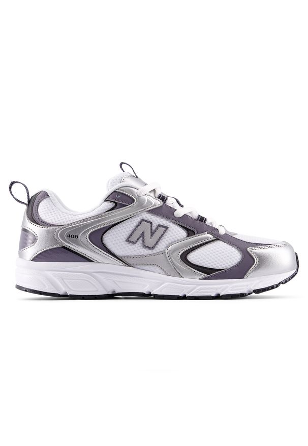 Buty unisex New Balance U4086LR – białe. Kolor: biały. Materiał: materiał, syntetyk. Szerokość cholewki: normalna. Sezon: lato. Sport: turystyka piesza