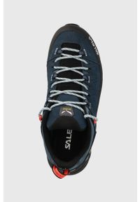 Salewa buty Alp Trainer 2 GTX damskie kolor granatowy. Zapięcie: sznurówki. Kolor: niebieski. Materiał: guma. Szerokość cholewki: normalna