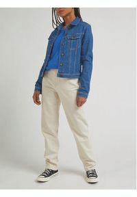Lee Kurtka jeansowa Rider L54MGWB01 112330459 Niebieski Regular Fit. Kolor: niebieski. Materiał: bawełna #5